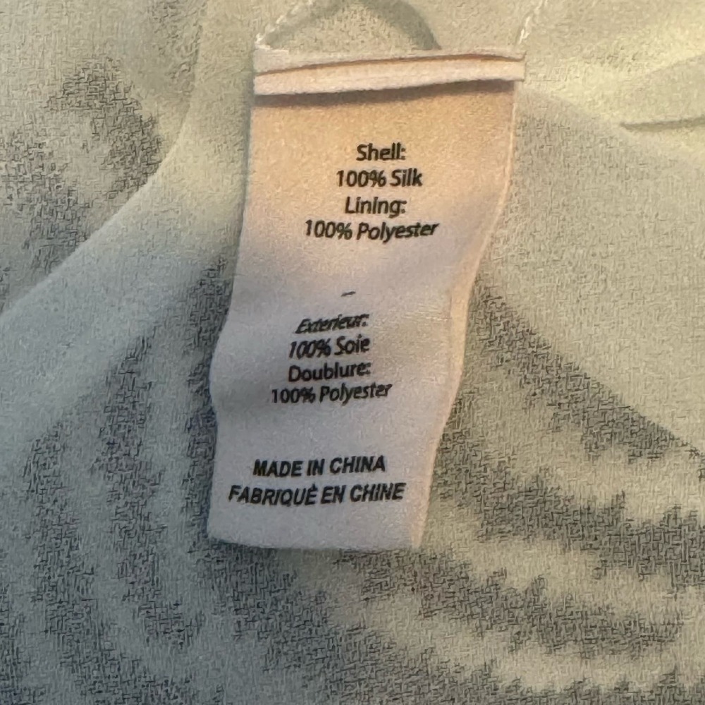 Cinq a Sept Ivory Navy Christel Dress NWOT Size 8 - Picture 9 of 9